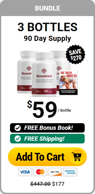 Most Popular Deal – Boostaro 3 Bottles Discount