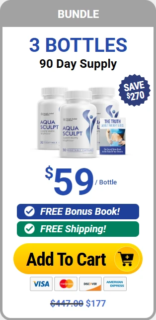 Most Popular Deal – AquaSculpt 3 Bottles Discount